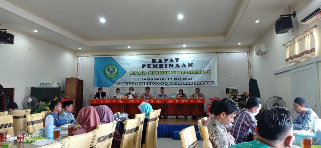 Rapat Pembinaan Tenaga Pendidik dan Kependidikan Fakultas Ushuluddin Adan Dakwah Tahun 2022
