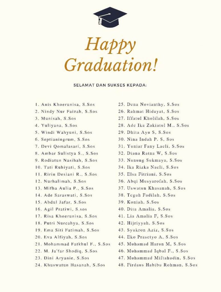 Happy Graduation