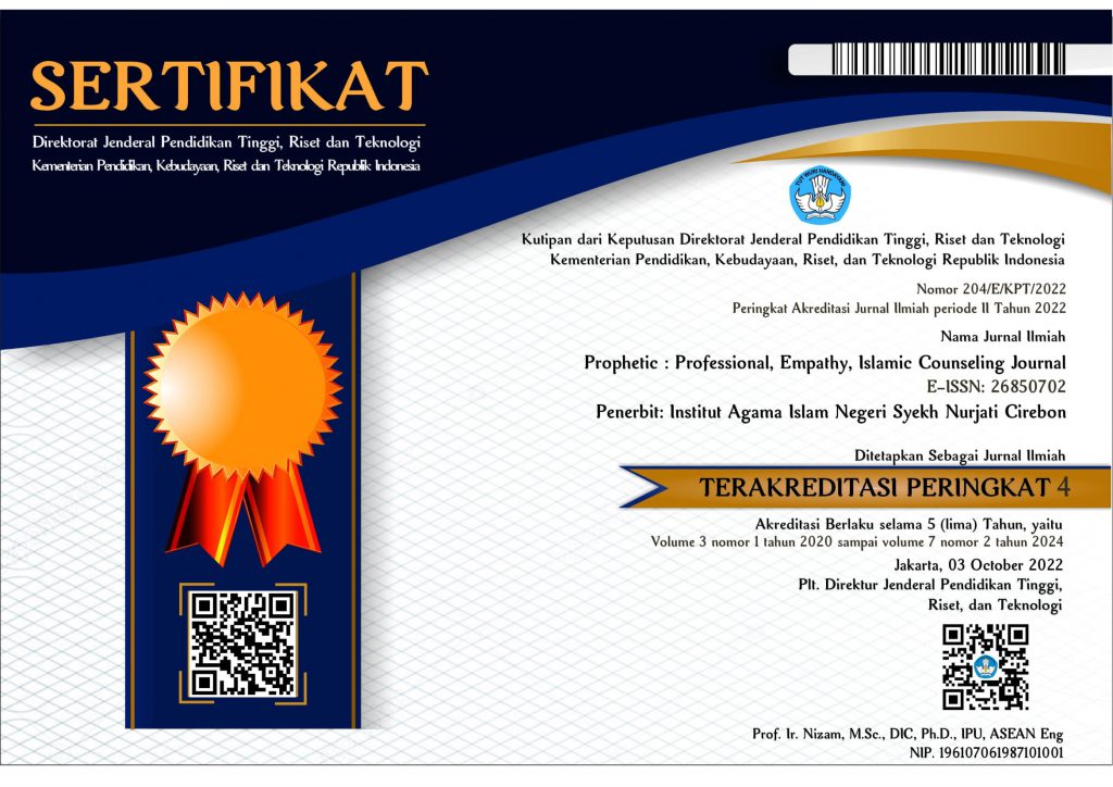 Jurnal Prophetic Terakreditasi Sinta 4