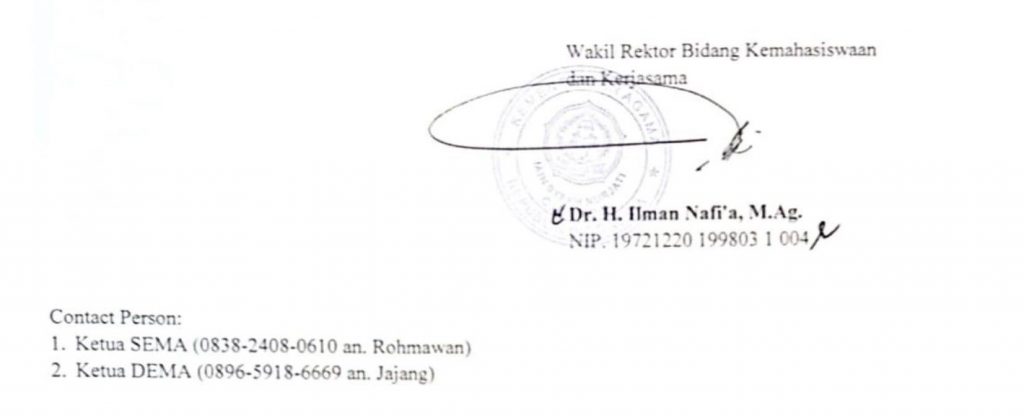 Keringanan UKT Mahasiswa Semester Gasal Tahun Akademik 2020/2021